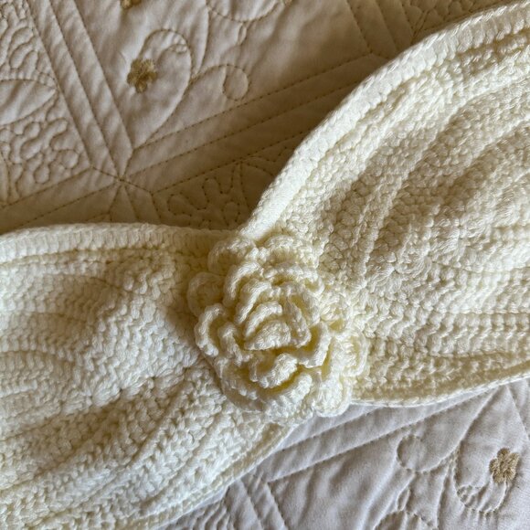 SOLD - Meshki Rose Crochet Top - Picture 2 of 5